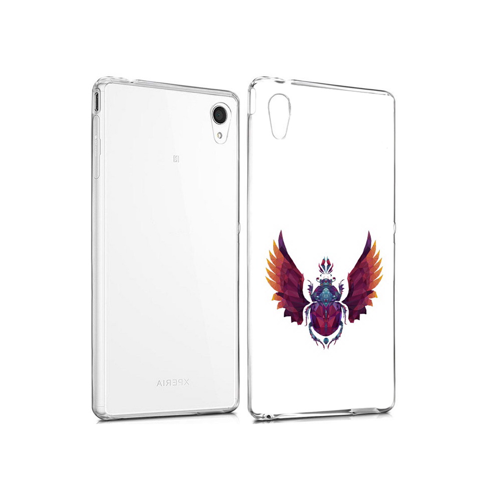 

Чехол MyPads Tocco для Sony Xperia M4 Aqua алмазный скоробей (PT41841.249.219), Прозрачный, Tocco