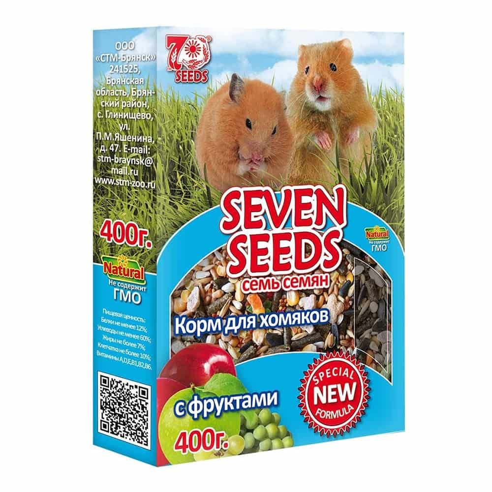 Сухой корм для хомяков Seven Seeds Special с фруктами, 400 г