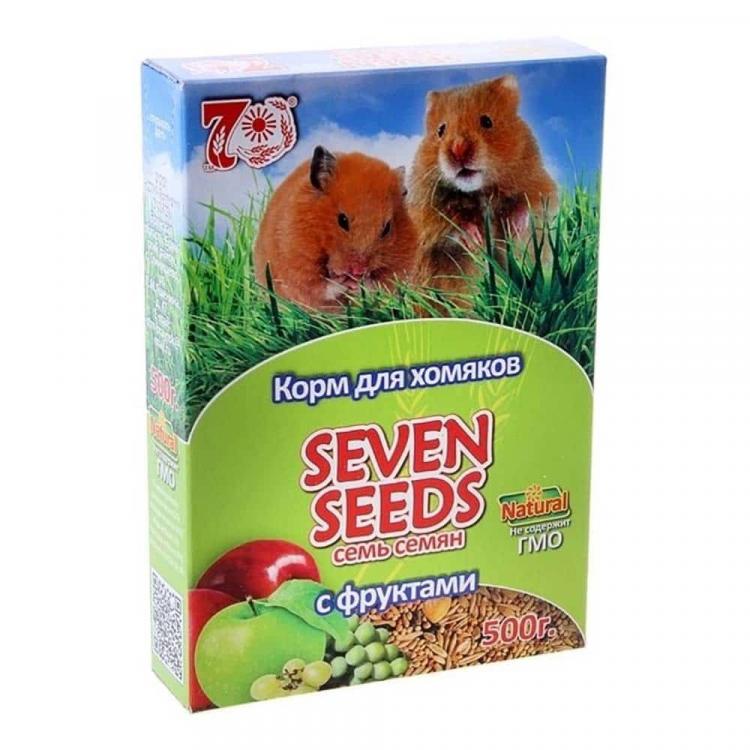 Сухой корм для хомяков Seven Seeds с фруктами, 500 г