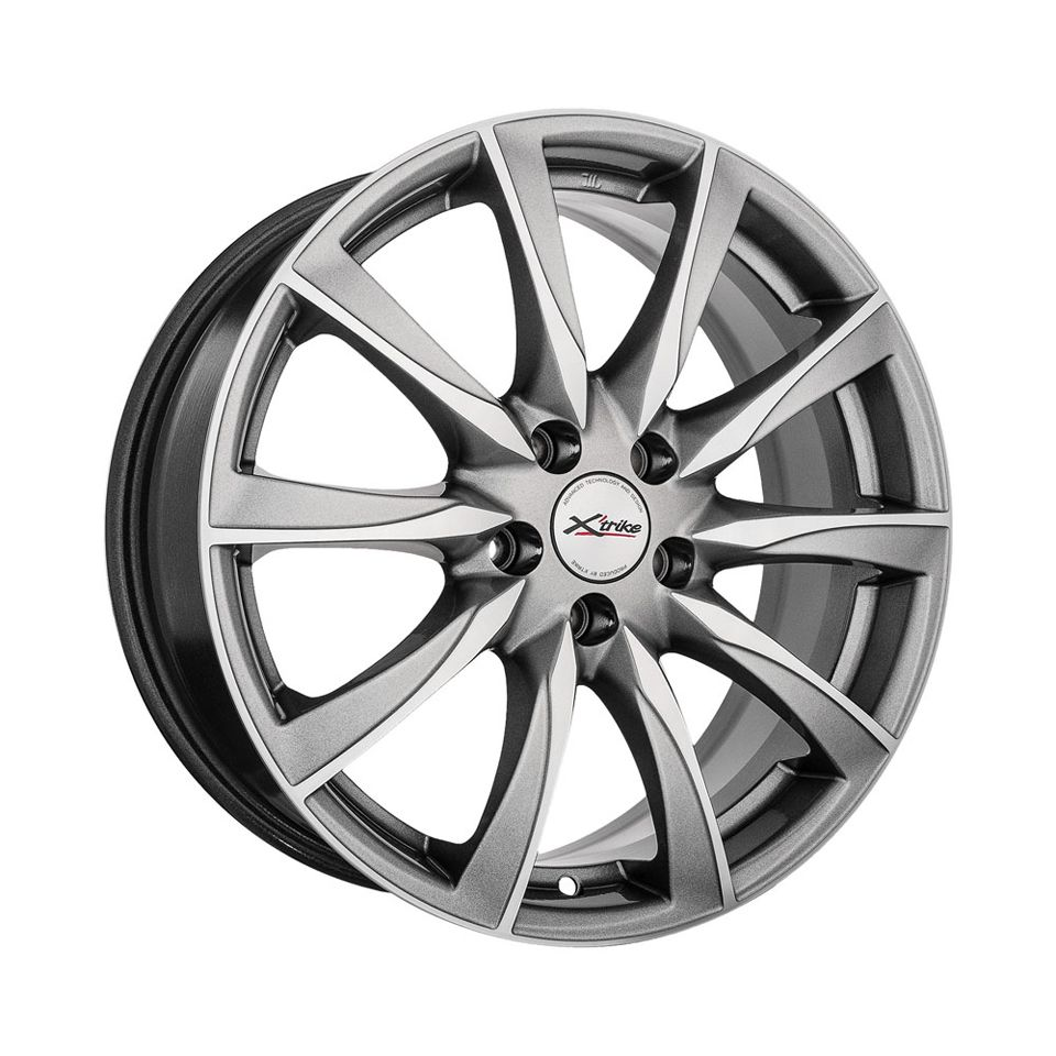 

Колесный диск R17 5x114,3 7J ET50 D54,1 X'trike X-120М HSB/FP, Серебристый