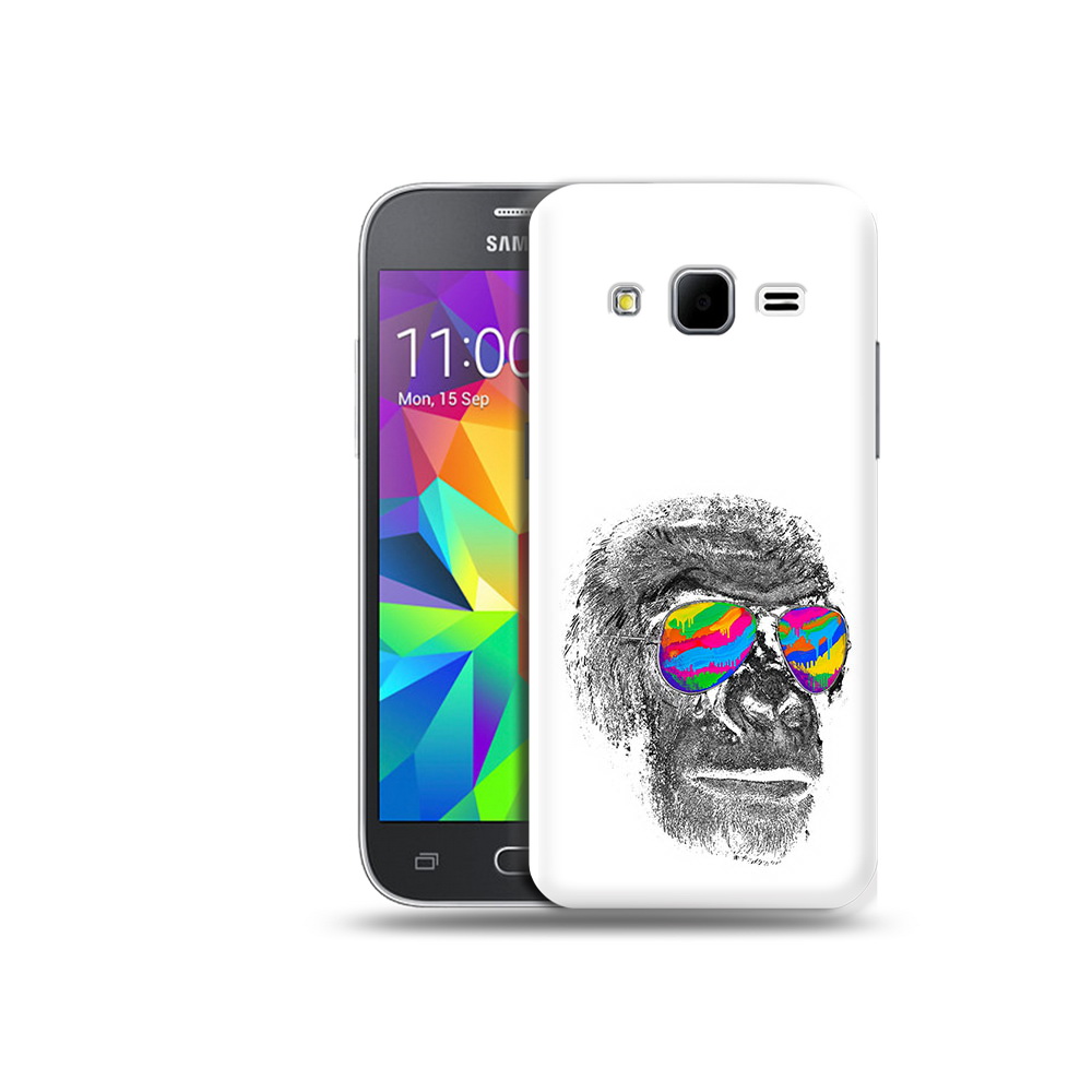 

Чехол MyPads Tocco для Samsung Galaxy Core Prime крутая обезьяна в очках (PT11933.566.422), Прозрачный, Tocco