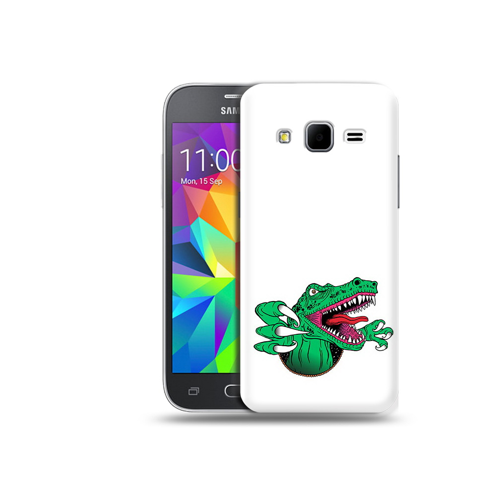 

Чехол MyPads Tocco для Samsung Galaxy Core Prime крокодил (PT11933.566.417), Прозрачный, Tocco