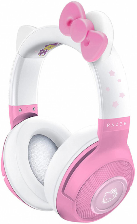 фото Игровая гарнитура razer kraken bt hello kitty edition rz04-03520300-r3m1 (white/pink)