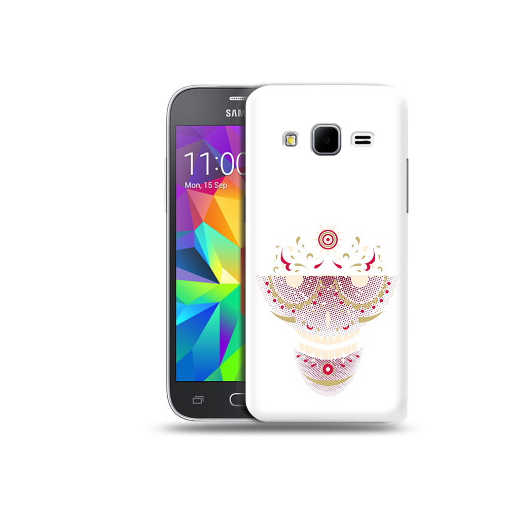 Чехол MyPads Tocco для Samsung Galaxy Core Prime карнавальный скелет абстракция