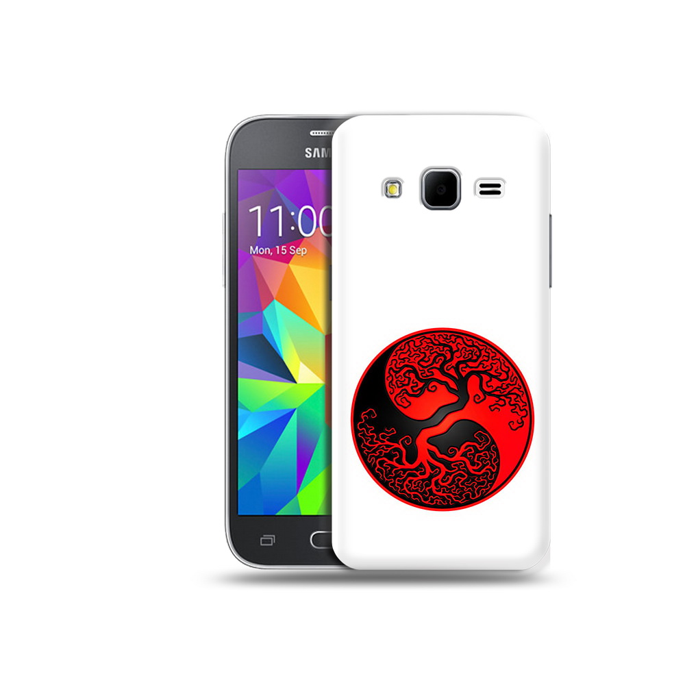 

Чехол MyPads Tocco для Samsung Galaxy Core Prime инь янь дерево (PT11933.566.379), Прозрачный, Tocco