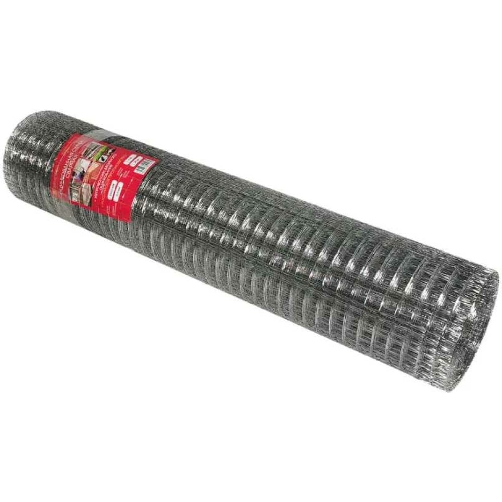 Кордленд Сетка сварная оцинкованная ? 0.8 мм, ячейка 25x25 мм, 1x25 м SVA-00025