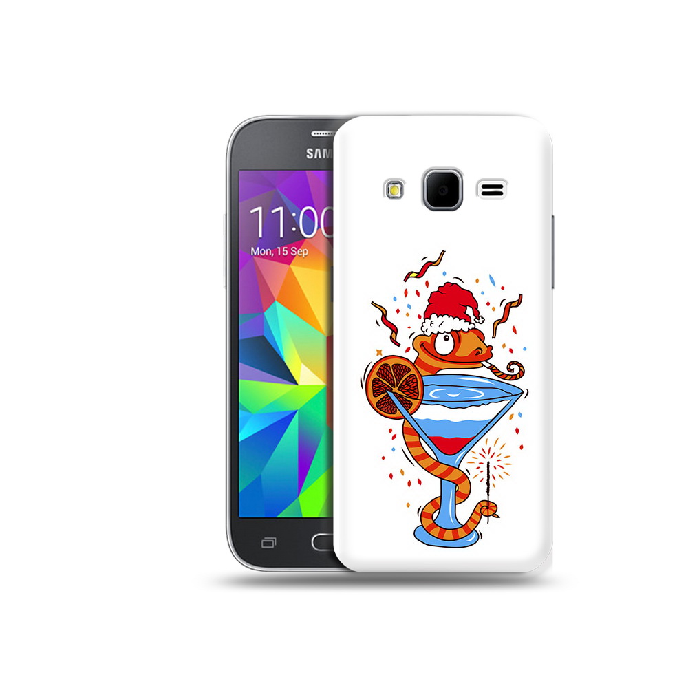 

Чехол MyPads Tocco для Samsung Galaxy Core Prime змейка (PT11933.566.364), Прозрачный, Tocco