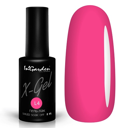 

Гель-лак In'Garden X-Gel Fuchsia Fedora, №L4