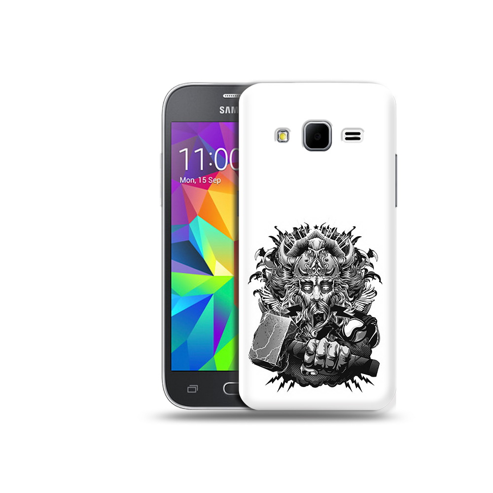 

Чехол MyPads Tocco для Samsung Galaxy Core Prime злой тор (PT11933.566.363), Прозрачный, Tocco