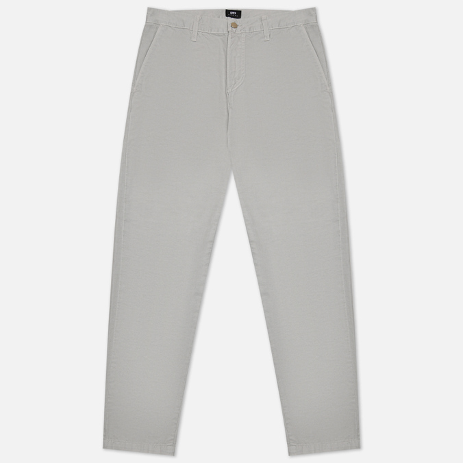 Мужские брюки Edwin Regular Chino серый, Размер 38