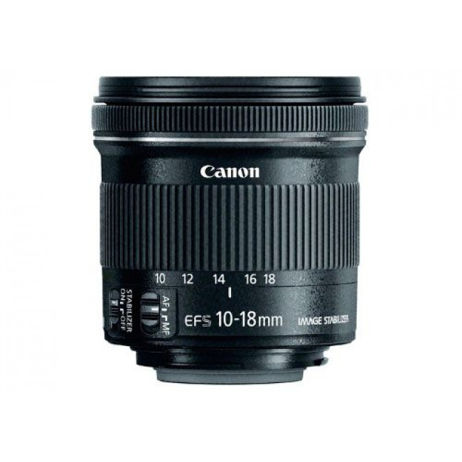 

Объектив Canon EF-S 10-18mm f/4.5-5.6 IS STM, EF-S 10-18mm f/4.5-5.6 IS STM