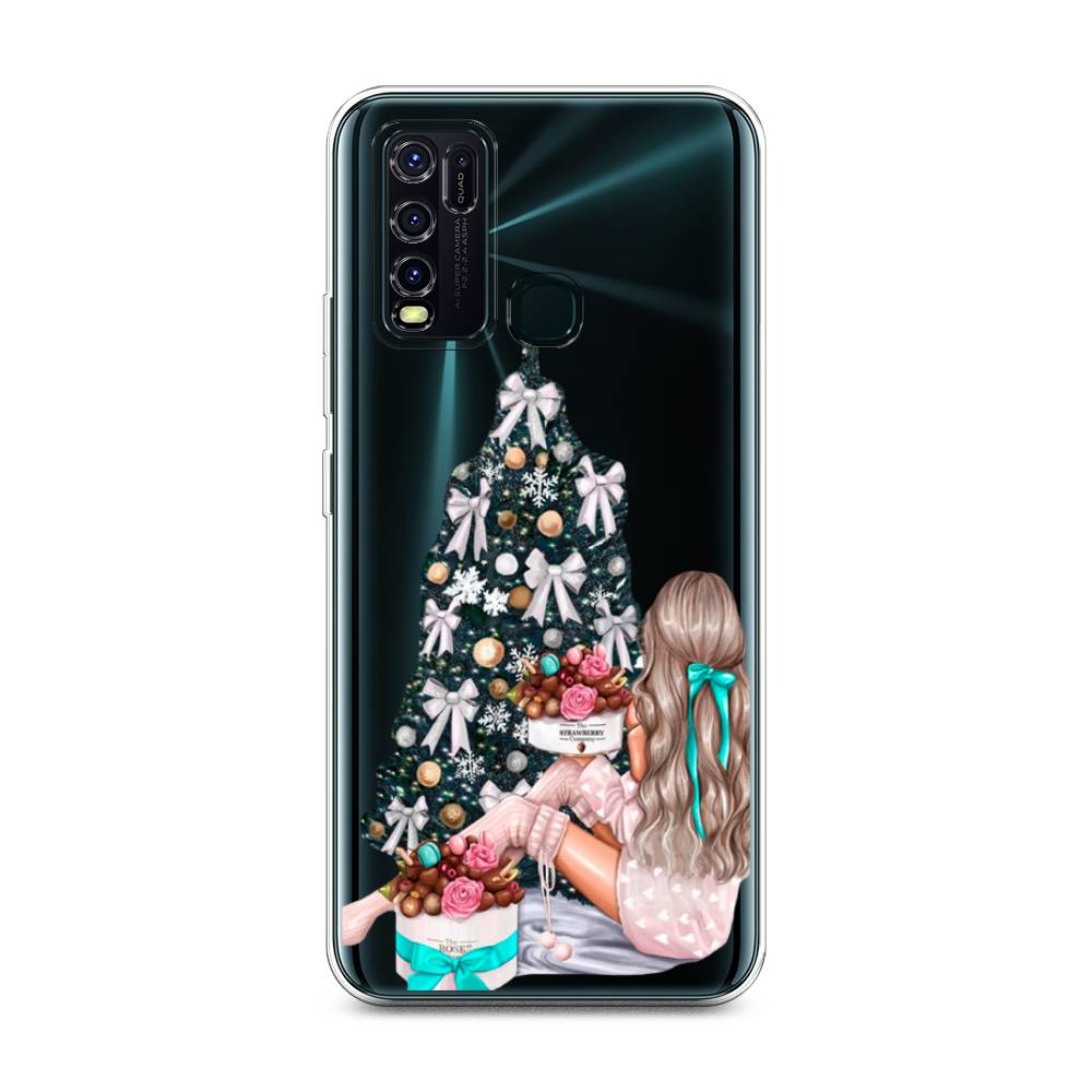 

Чехол на Vivo Y30 "New Year", Зеленый;бежевый;голубой, 262650-5