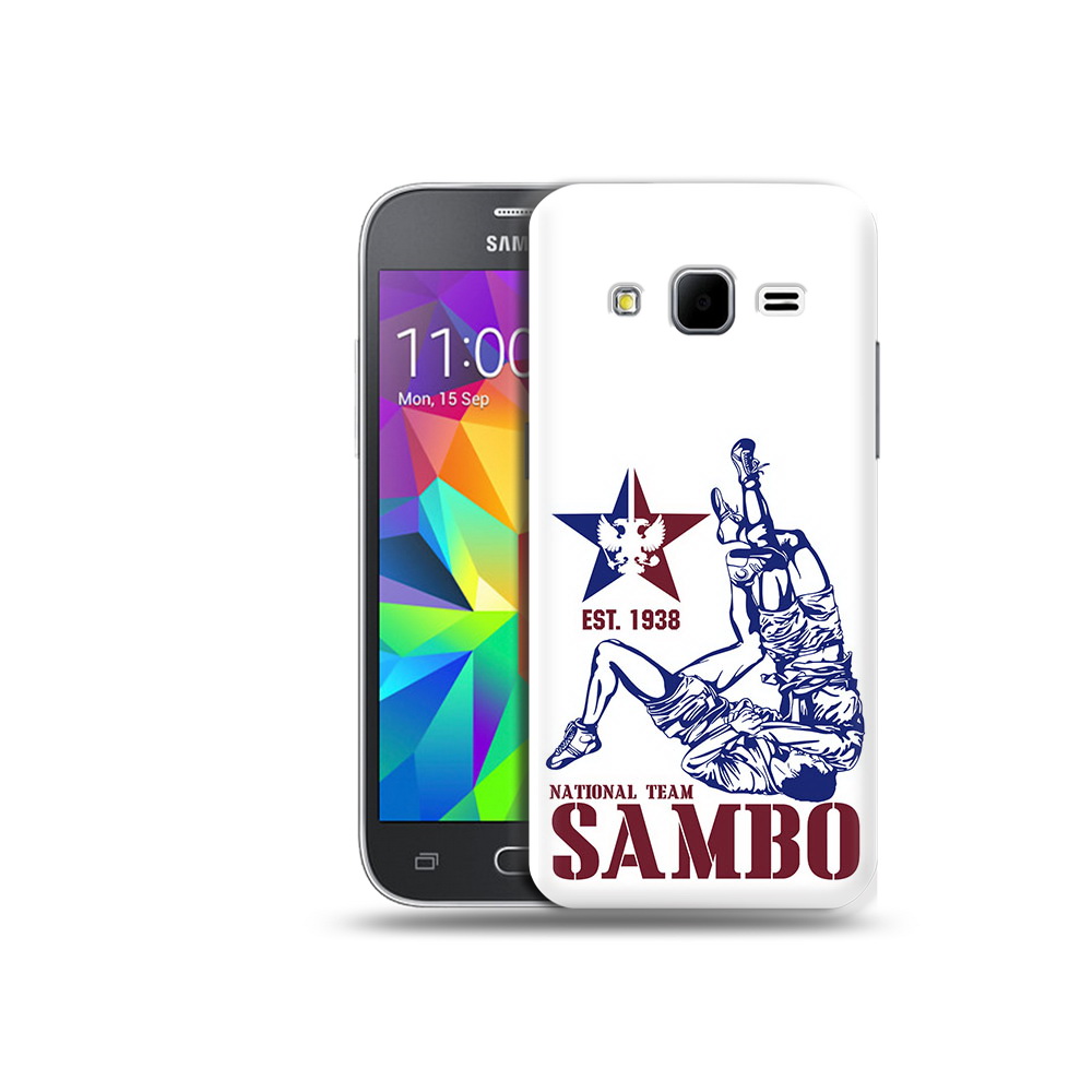 

Чехол MyPads Tocco для Samsung Galaxy Core Prime единоборства самбо (PT11933.566.344), Прозрачный, Tocco