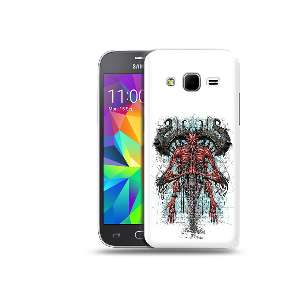 

Чехол MyPads Tocco для Samsung Galaxy Core Prime дьявол (PT11933.566.340), Прозрачный, Tocco