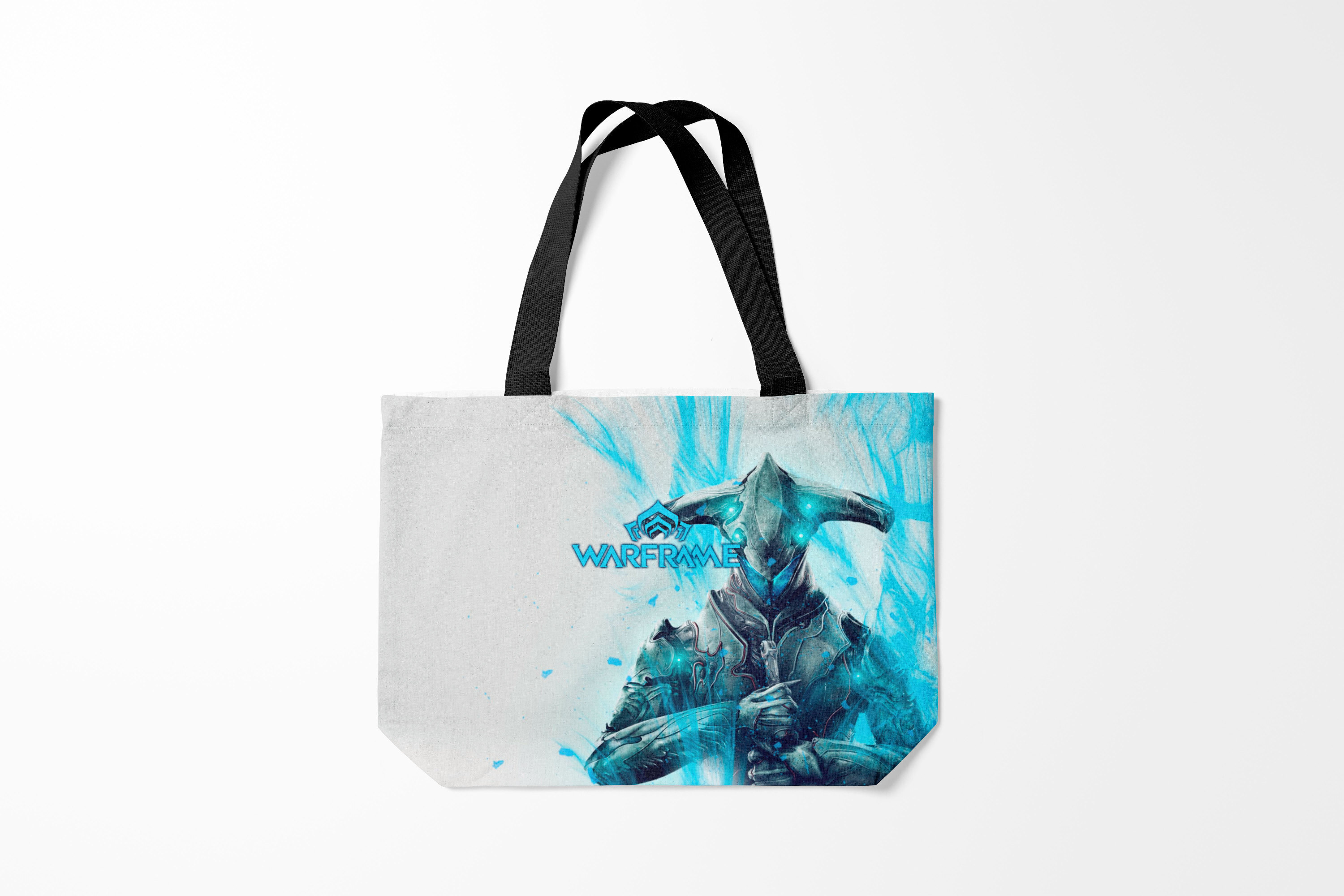 

Сумка шoппер унисекс Burnettie Warframe, белый, Warframe