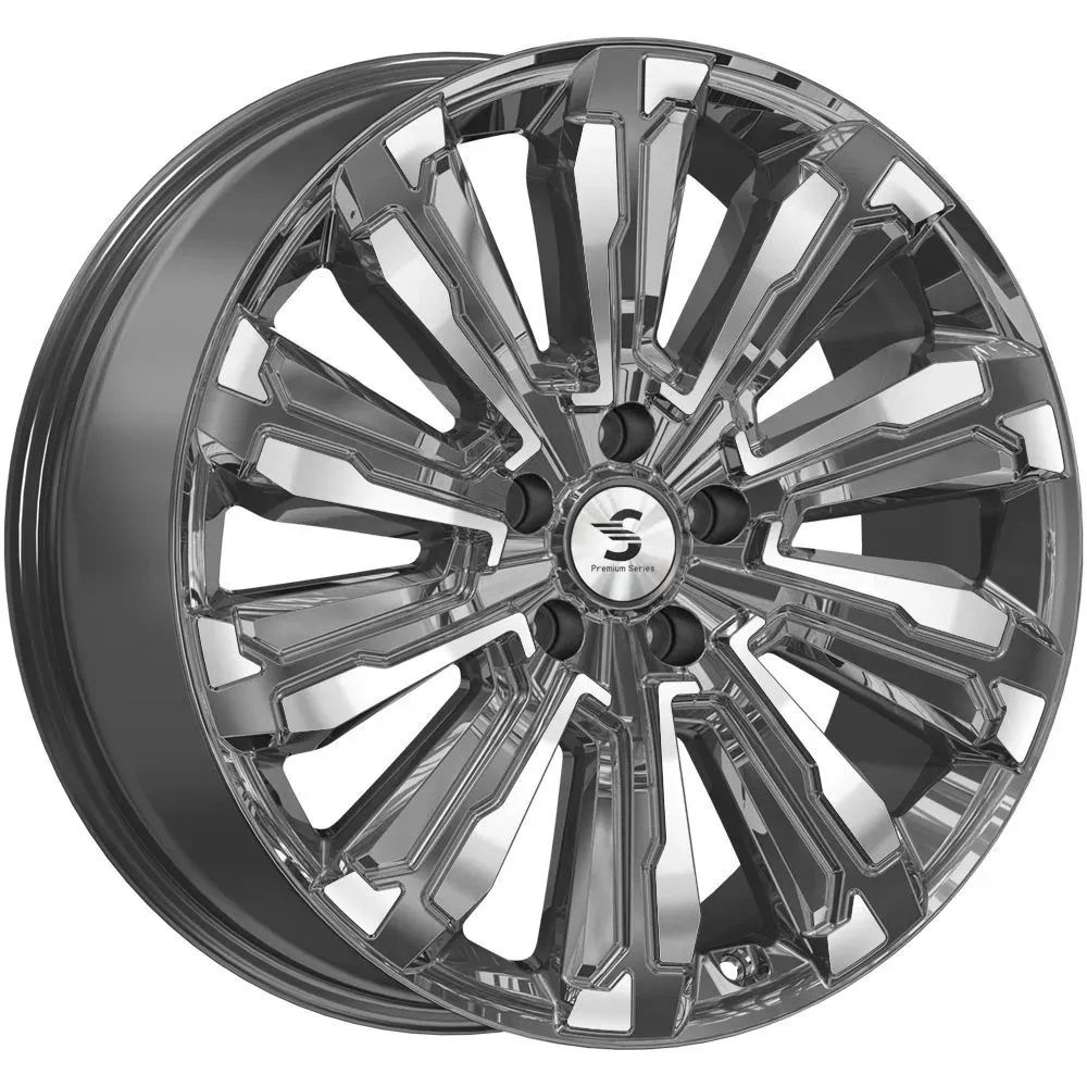 

Колесный диск СКАД Premium Series HUMBER 8x20 5x112 ET39 D66.6 Diamond gloss graphite, HUMBER