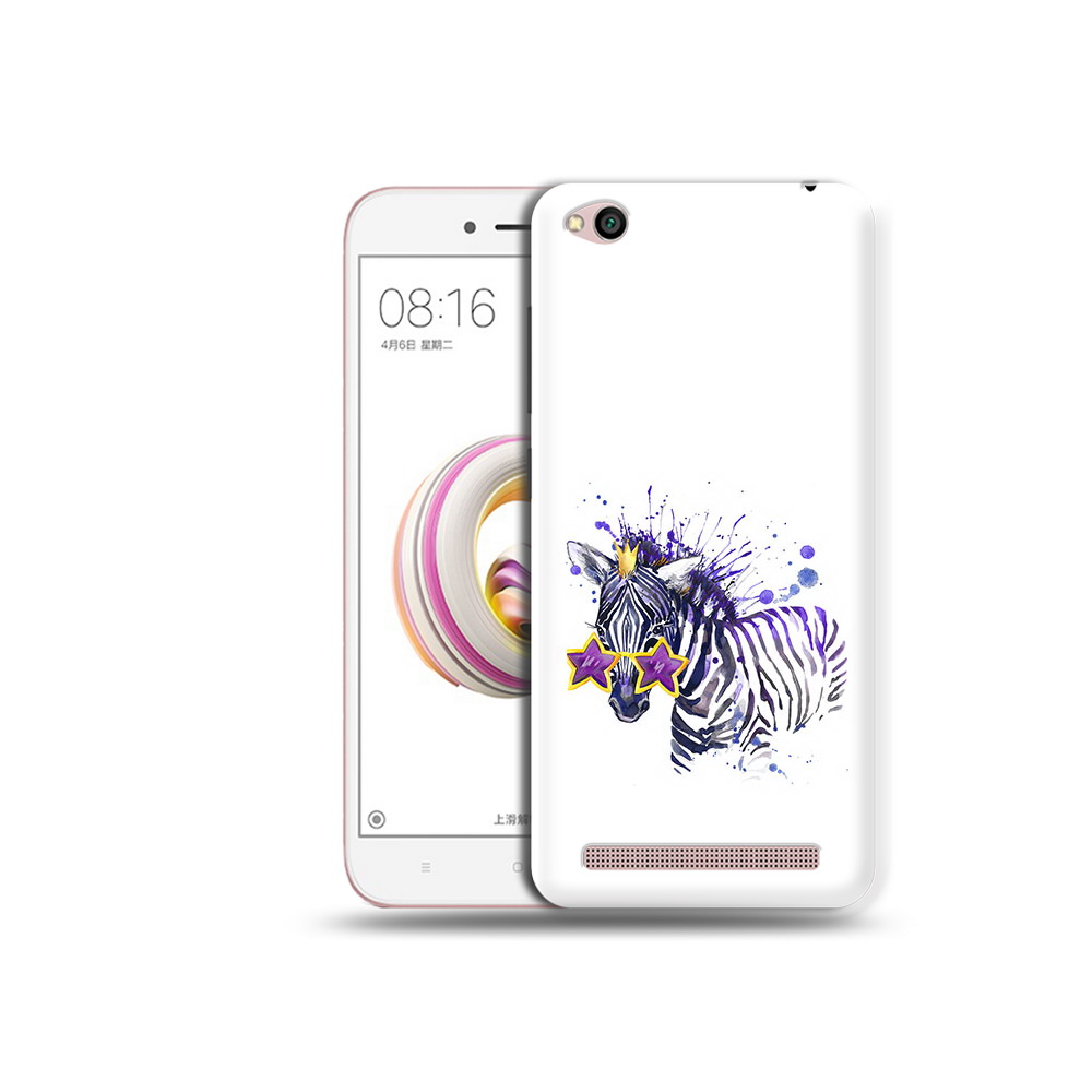 

Чехол MyPads Tocco для Xiaomi Redmi 5A акварельная зебра (PT227197.319.215), Прозрачный, Tocco