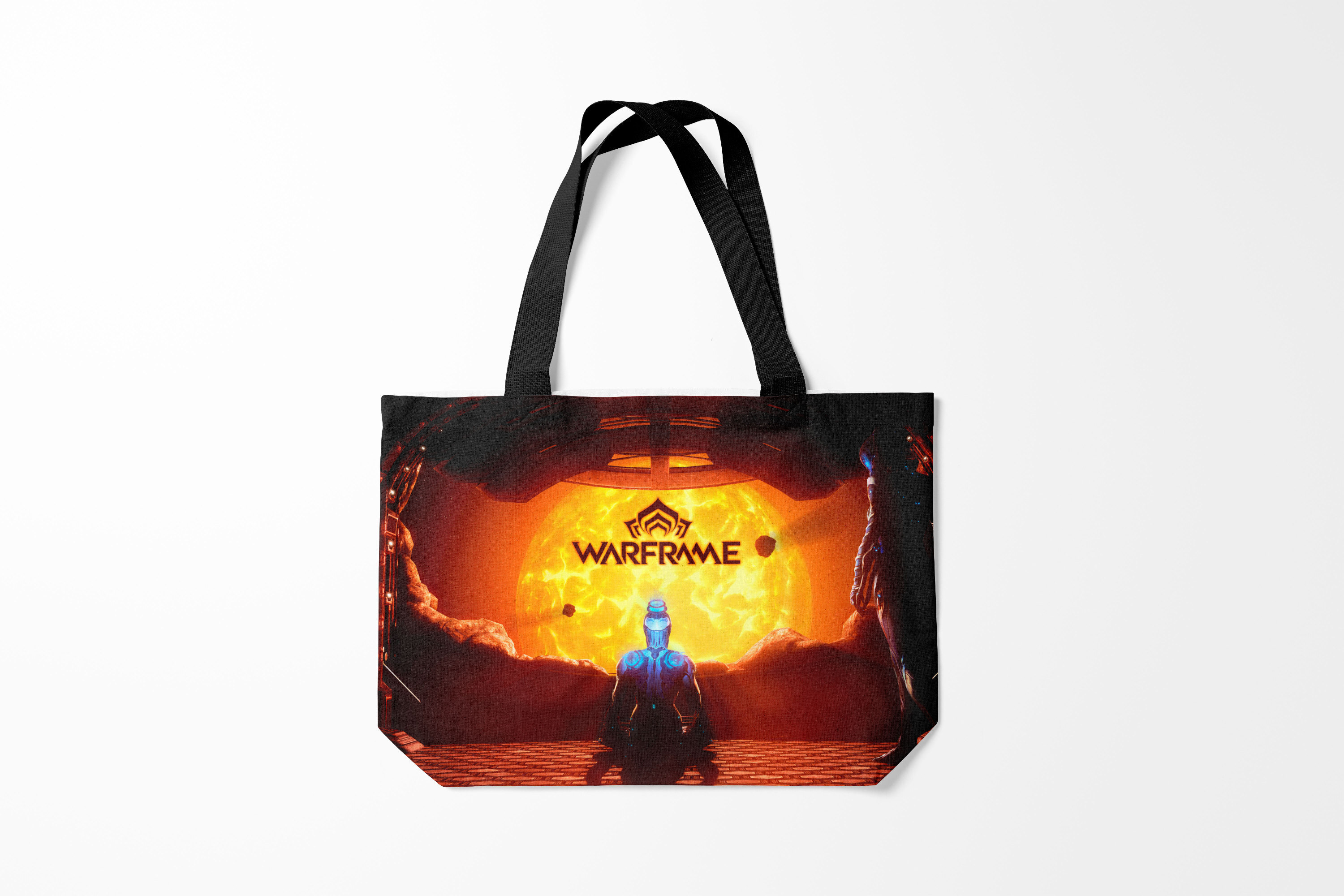 

Сумка шoппер унисекс Burnettie Warframe, желтый, Warframe
