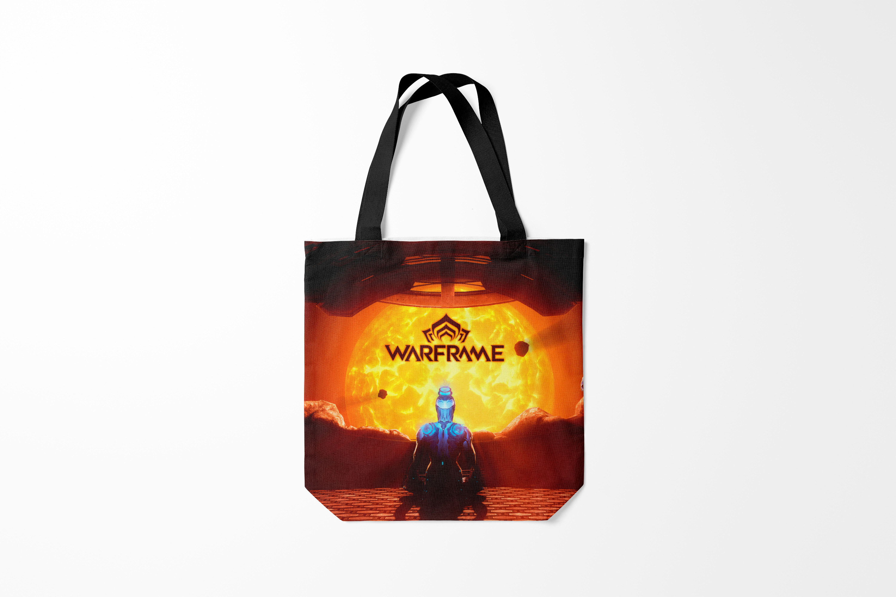 

Сумка шoппер унисекс Burnettie Warframe, желтый, Warframe