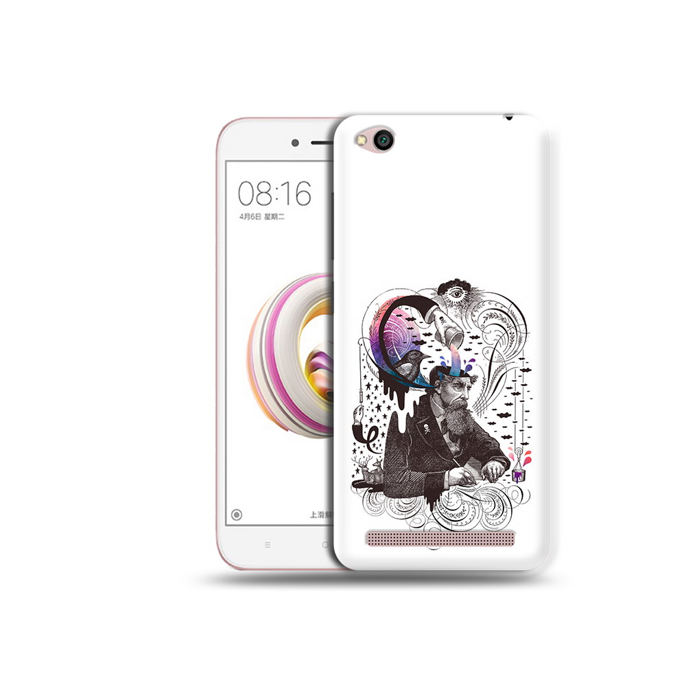 

Чехол MyPads Tocco для Xiaomi Redmi 5A абстракция думающий мужчина (PT227197.319.210), Прозрачный, Tocco