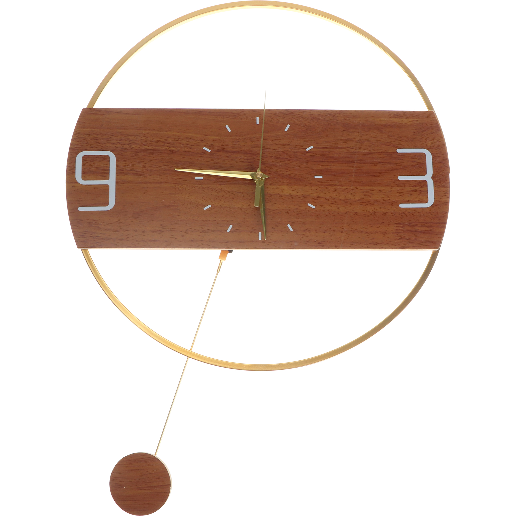 Часы настенные JJT в кольце с маятником 43х60 см