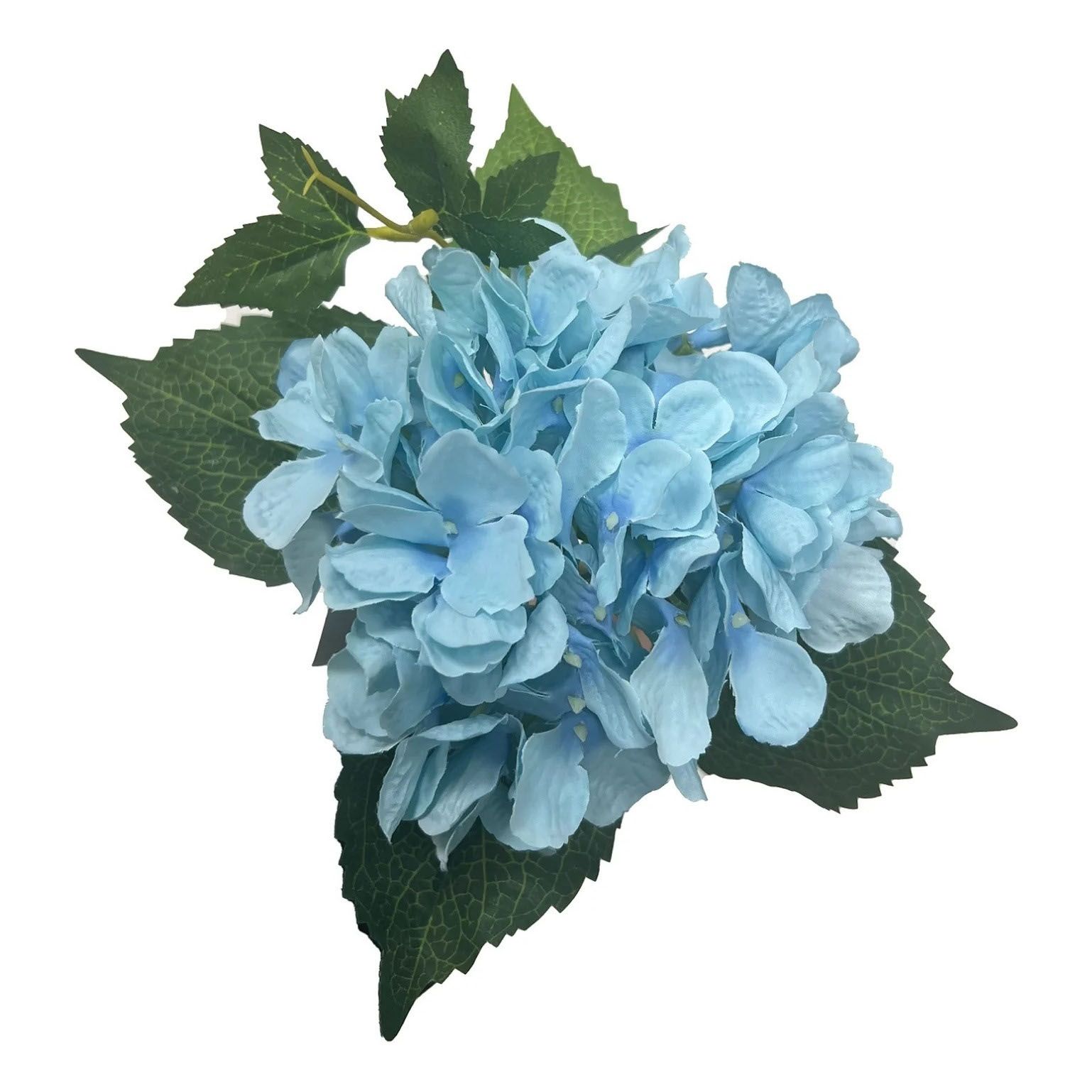Искусственная гортензия Девилон голубая 35 см