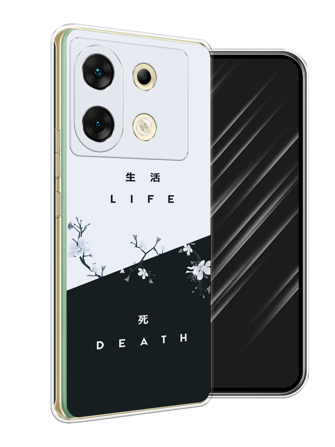 

Чехол Awog на Infinix Zero 30 5G "Life and death", Черный;серый, 3104950-1