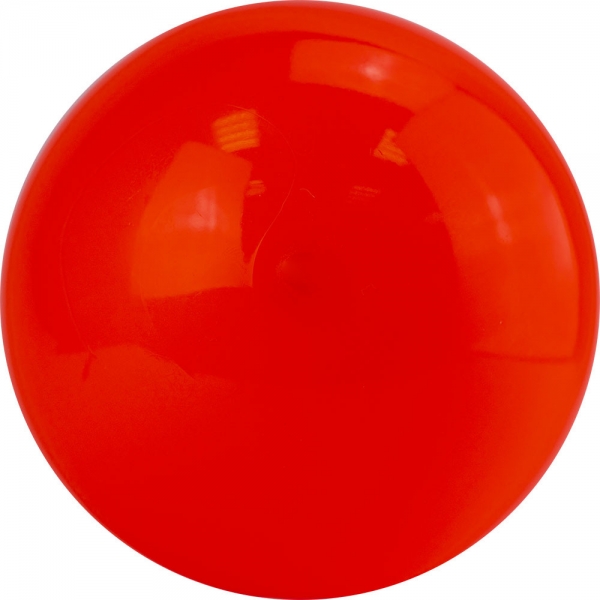 фото Мяч для художественной гимнастики однотонный, арт.ag-19-02, диам. 19 см, пвх, оранжевый palmon