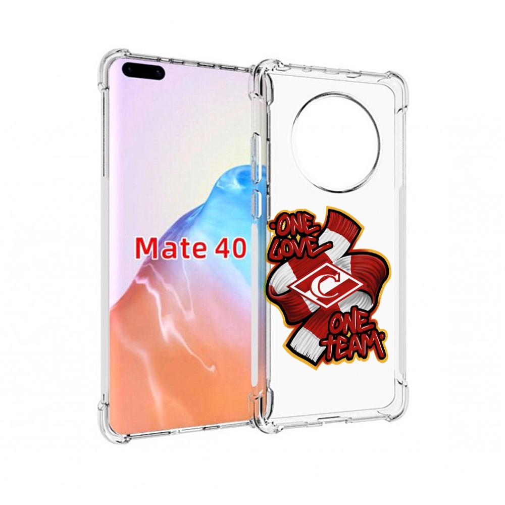 

Чехол MyPads Tocco для Huawei Mate 40 Одна любовь-Спартак, Прозрачный, Tocco
