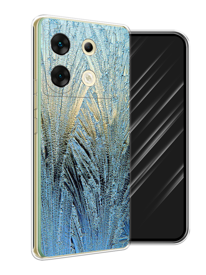 

Чехол Awog на Infinix Zero 30 5G "Лёд", Голубой, 3104950-1