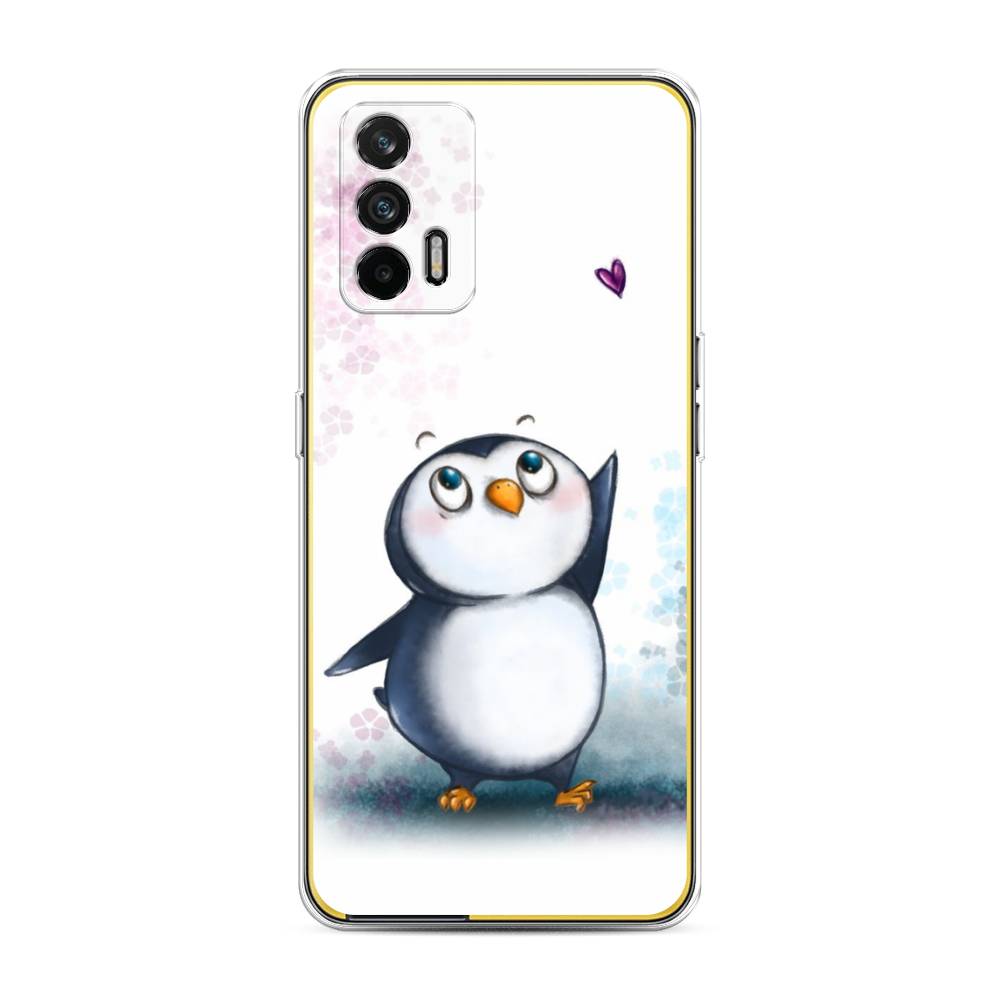 

Чехол Awog на Realme GT "Пингвин и сердечко", Разноцветный, 256350-1