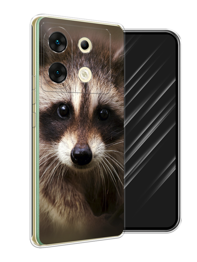 

Чехол Awog на Infinix Zero 30 5G "Енот", Коричневый, 3104950-1
