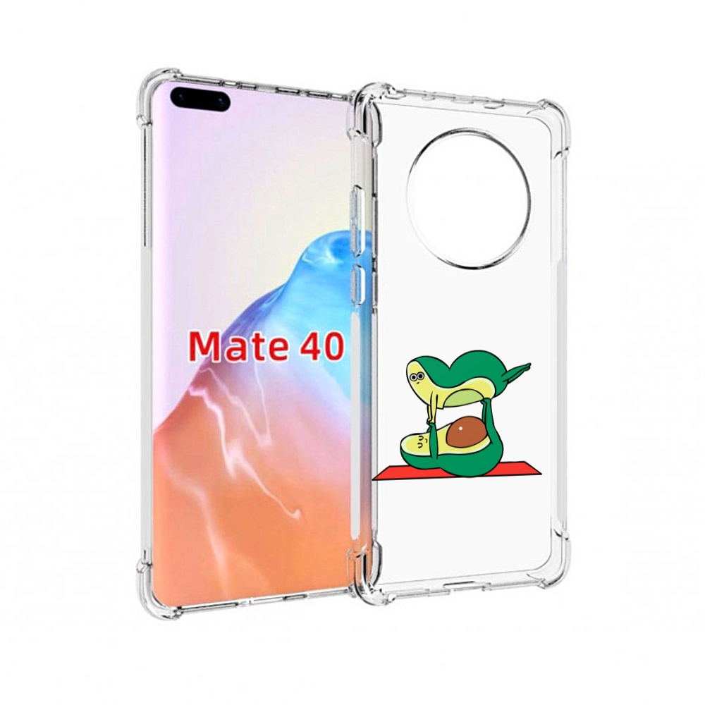 

Чехол MyPads Tocco для Huawei Mate 40 Две-половинки, Прозрачный, Tocco