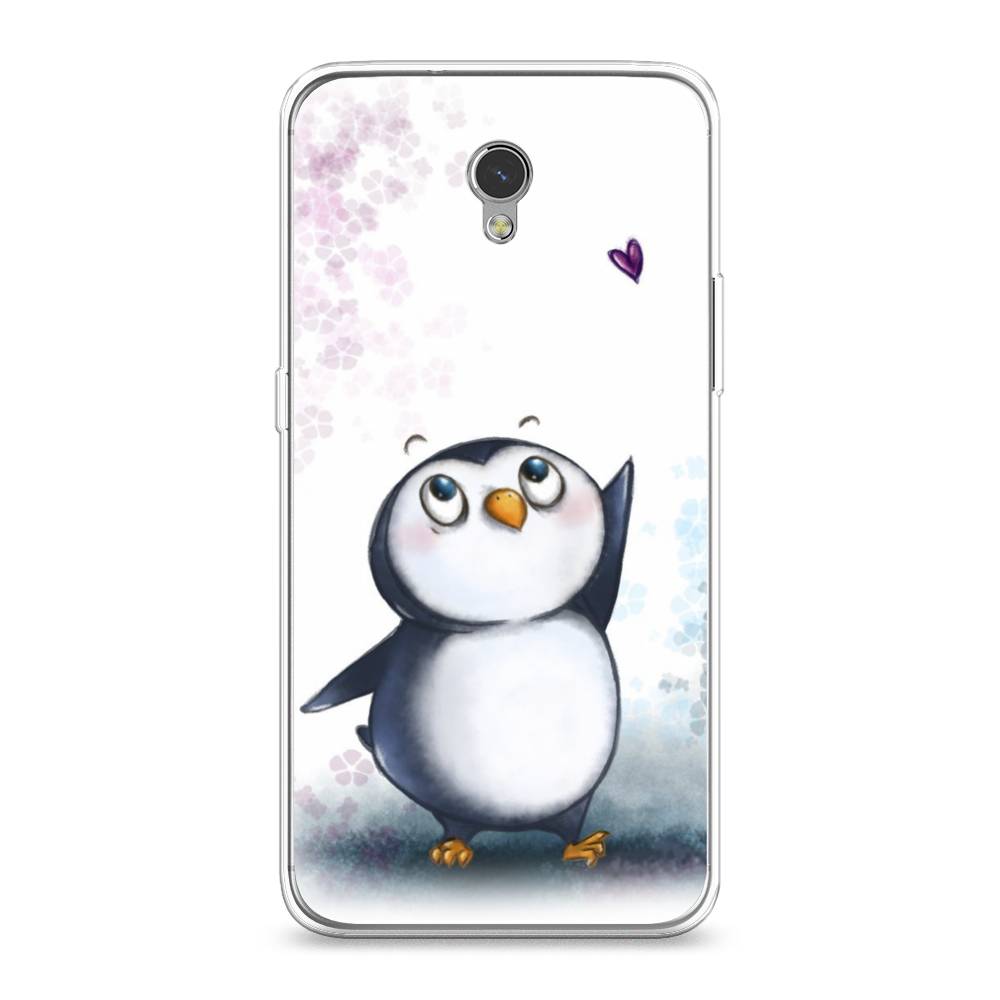 

Чехол Awog на ZTE Blade V7 / ЗТЕ Блэйд V7 "Пингвин и сердечко", Разноцветный, 131150-1