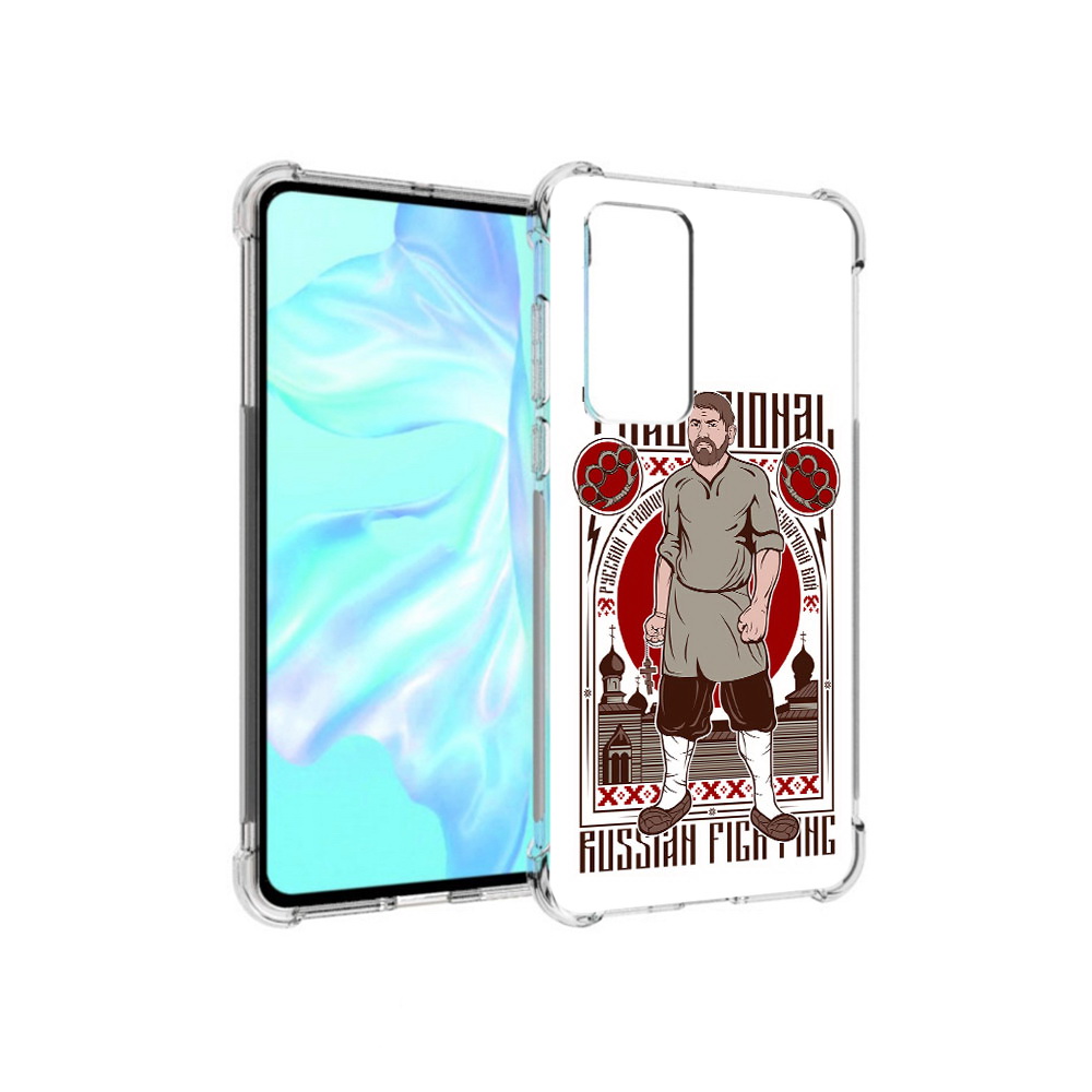 

Чехол MyPads Tocco для Huawei P40 Традициональный мужчина, Прозрачный, Tocco