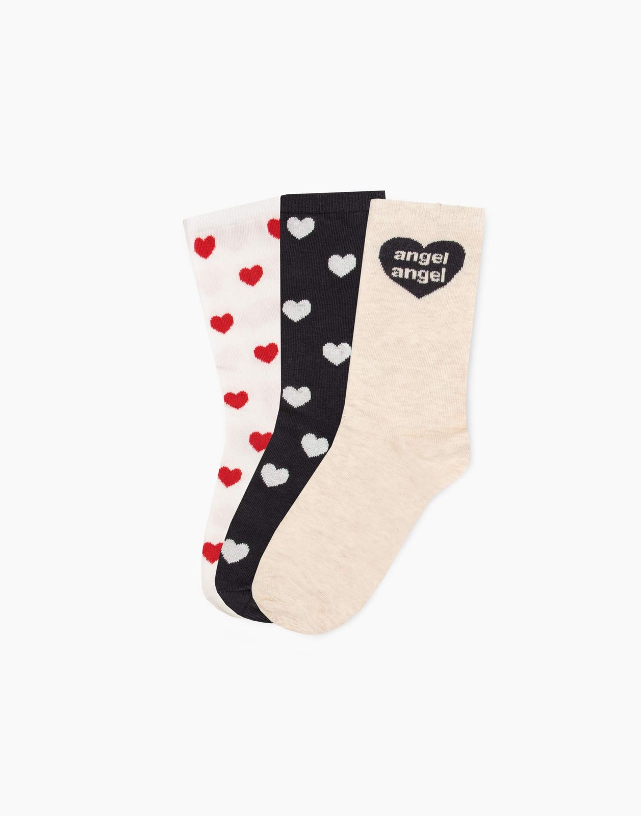 

Комплект носков женских Gloria Jeans GHS006767 белый; бежевый; черный 25 (-), 3 шт, GHS006767