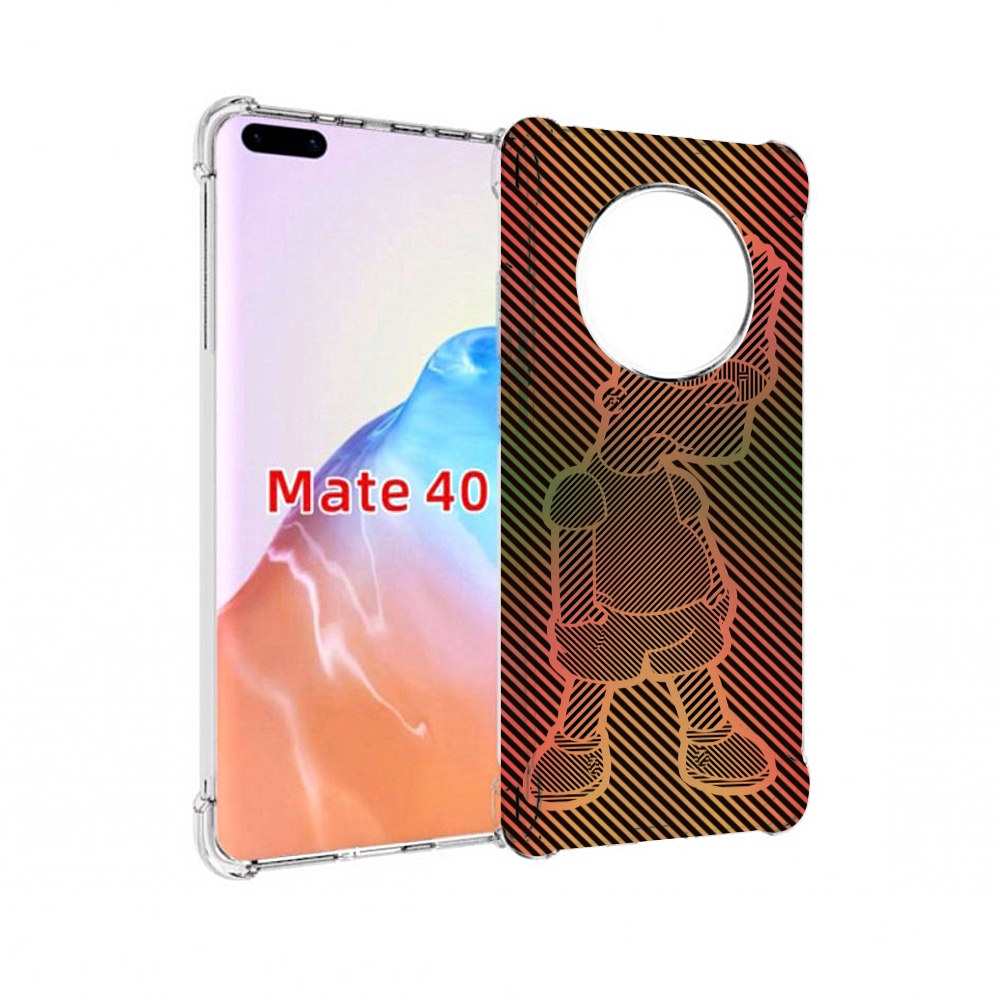 

Чехол MyPads Tocco для Huawei Mate 40 Графический-Барт-Симпсон, Прозрачный, Tocco