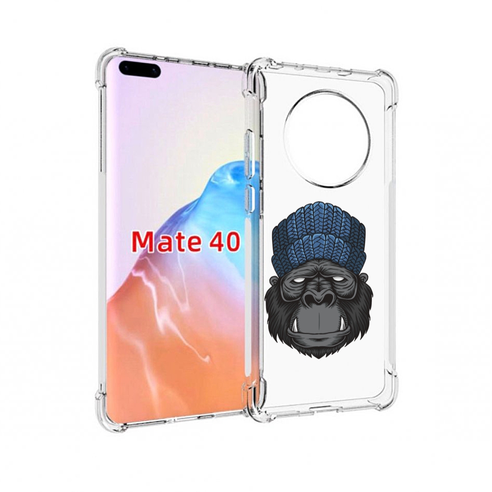 

Чехол MyPads Tocco для Huawei Mate 40 Горила, Прозрачный, Tocco