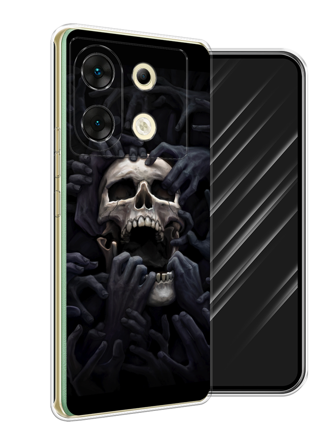 

Чехол Awog на Infinix Zero 30 5G "Череп 29", Черный;серый, 3104950-1