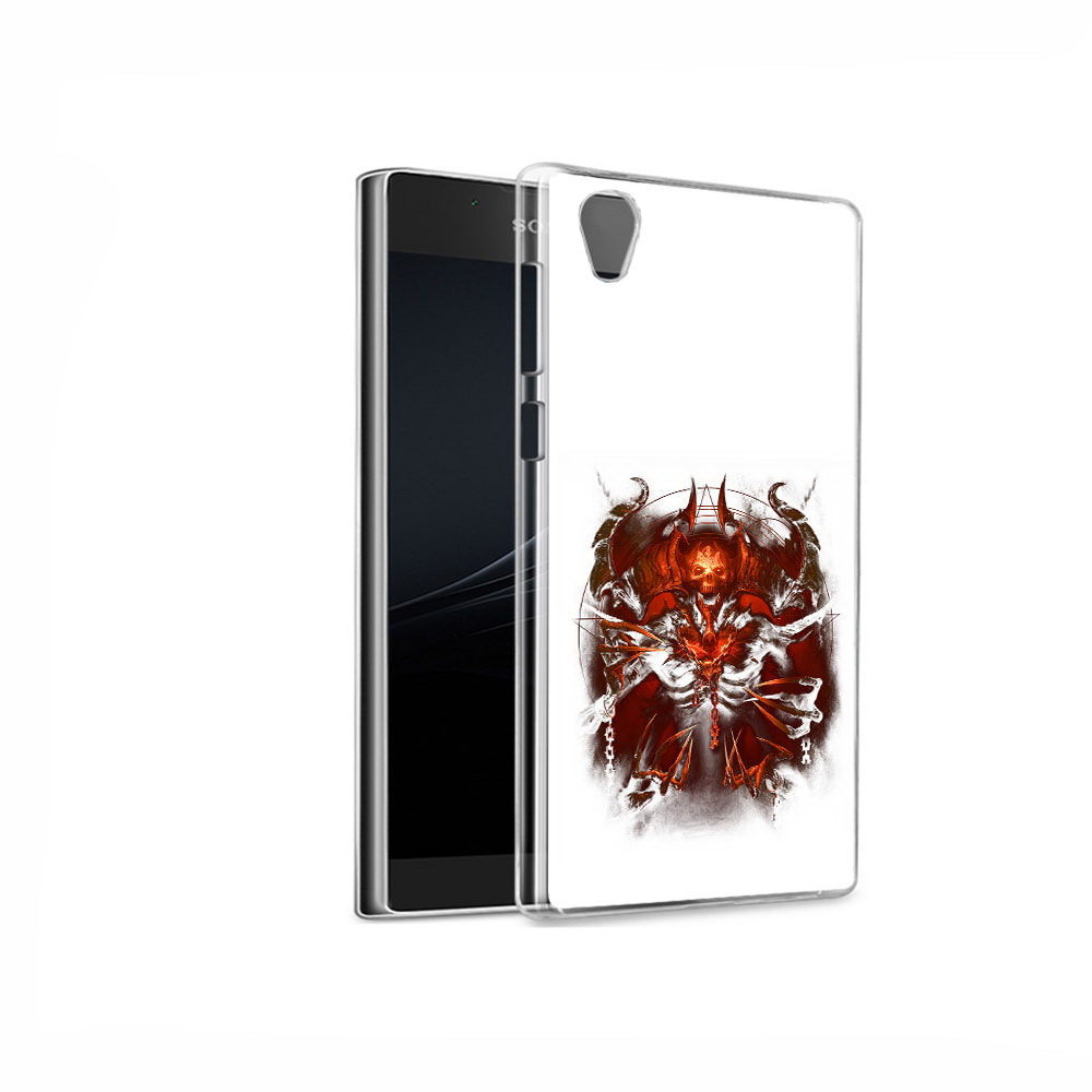 

Чехол MyPads Tocco для Sony Xperia L1 яркий демон (PT66853.250.708), Прозрачный, Tocco