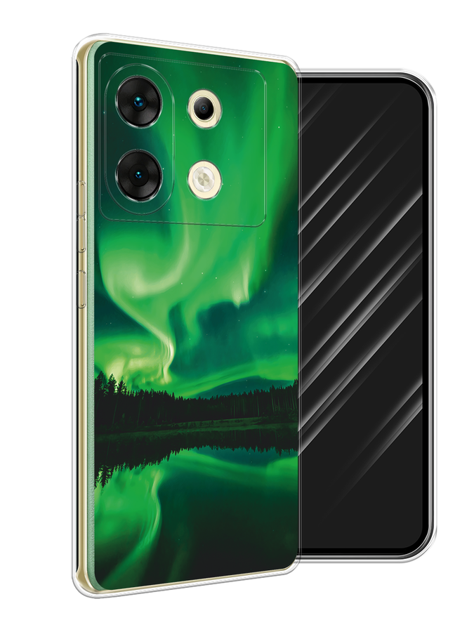 

Чехол Awog на Infinix Zero 30 5G "Ночные пейзажи 7", Зеленый;черный, 3104950-1