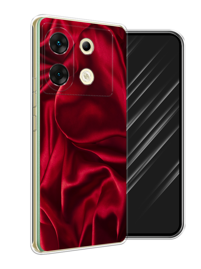 

Чехол Awog на Infinix Zero 30 5G "Текстура красный шелк", 3104950-1