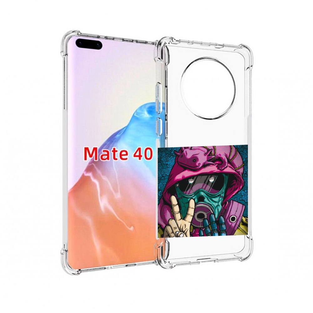 

Чехол MyPads Tocco для Huawei Mate 40 Всем-мир, Прозрачный, Tocco