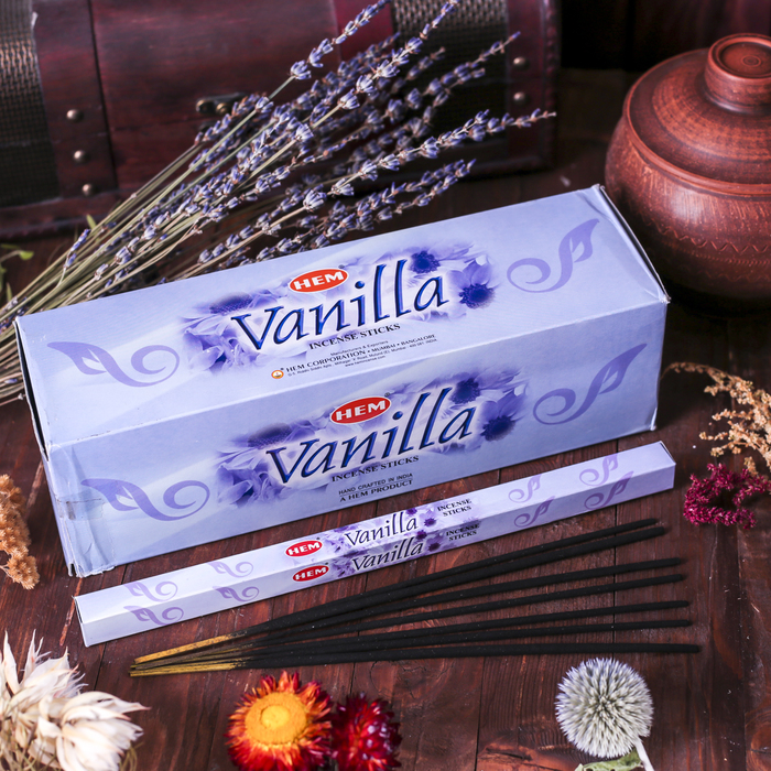 

Благовония "HEM" 8 палочек угольные vanilla