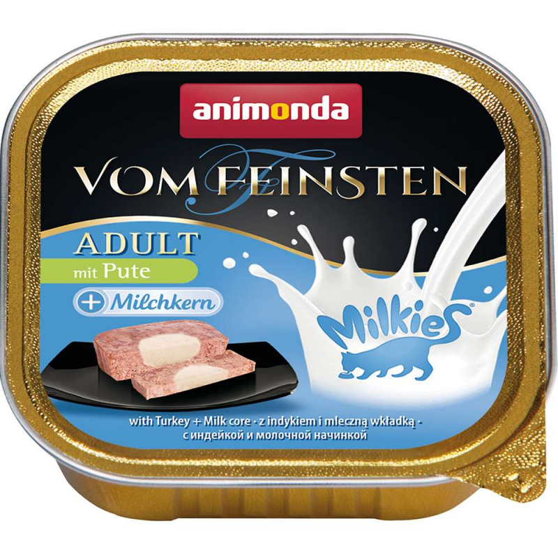 Консервы для кошек Animonda VOM FEINSTEN With Gourmet, индейка, 32шт по 100г