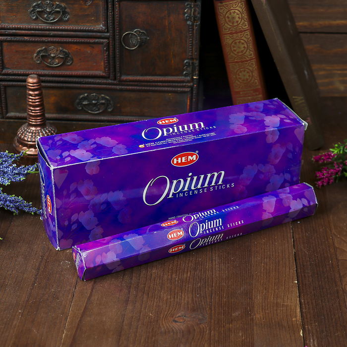 

Благовония "HEM" 20 палочек угольные opium