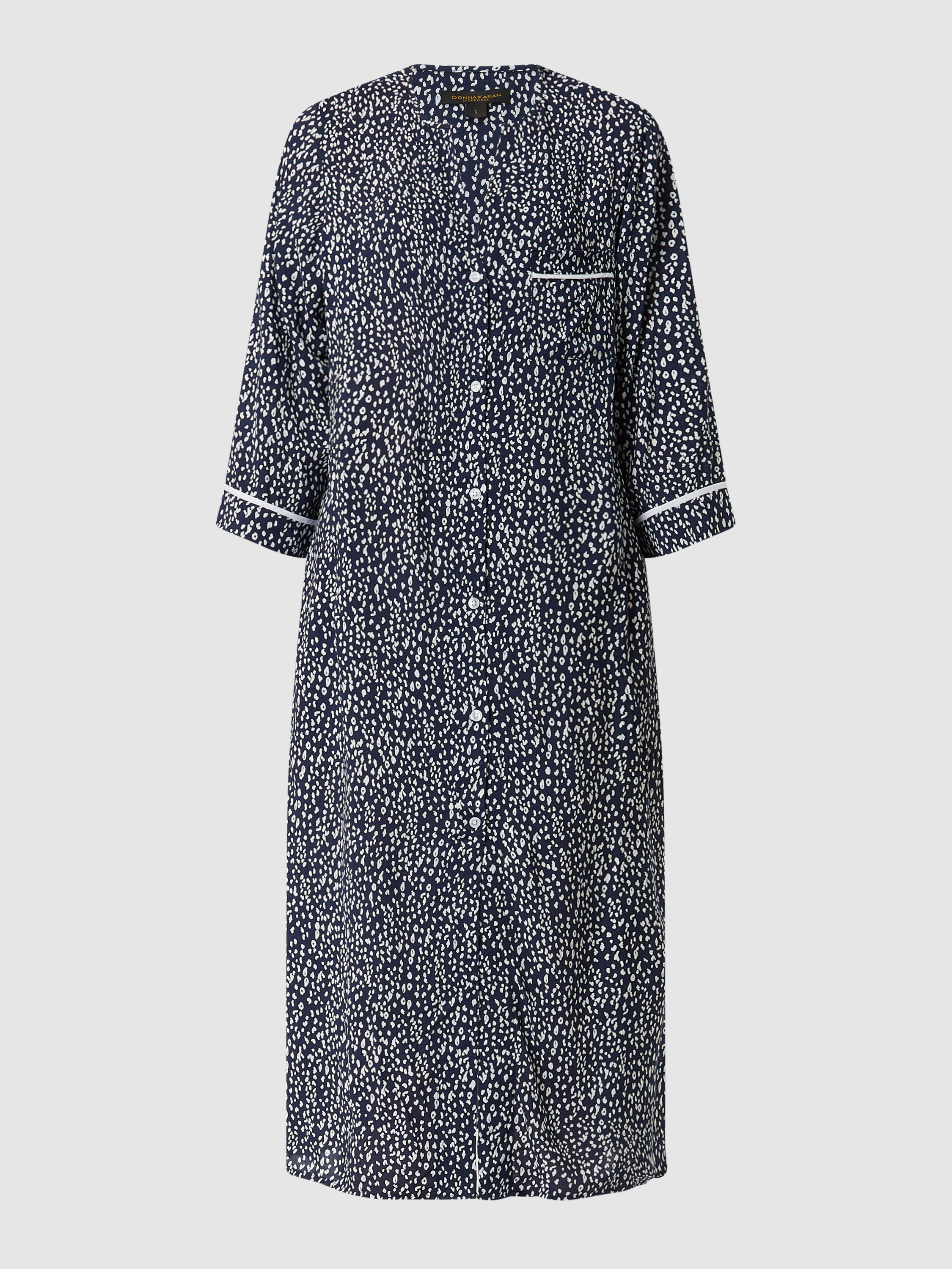 Платье домашнее женское DKNY 1529249 синее M (доставка из-за рубежа)