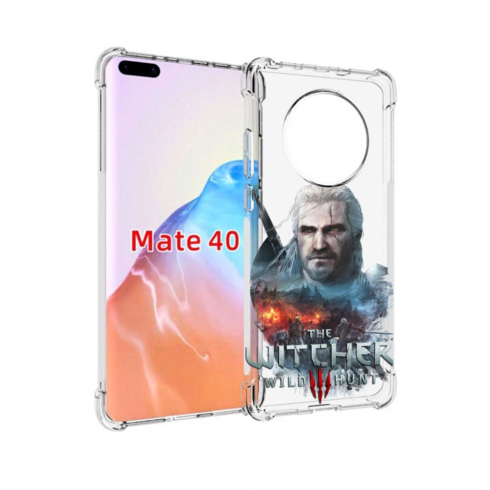 

Чехол MyPads Tocco для Huawei Mate 40 Ведьмак, Прозрачный, Tocco