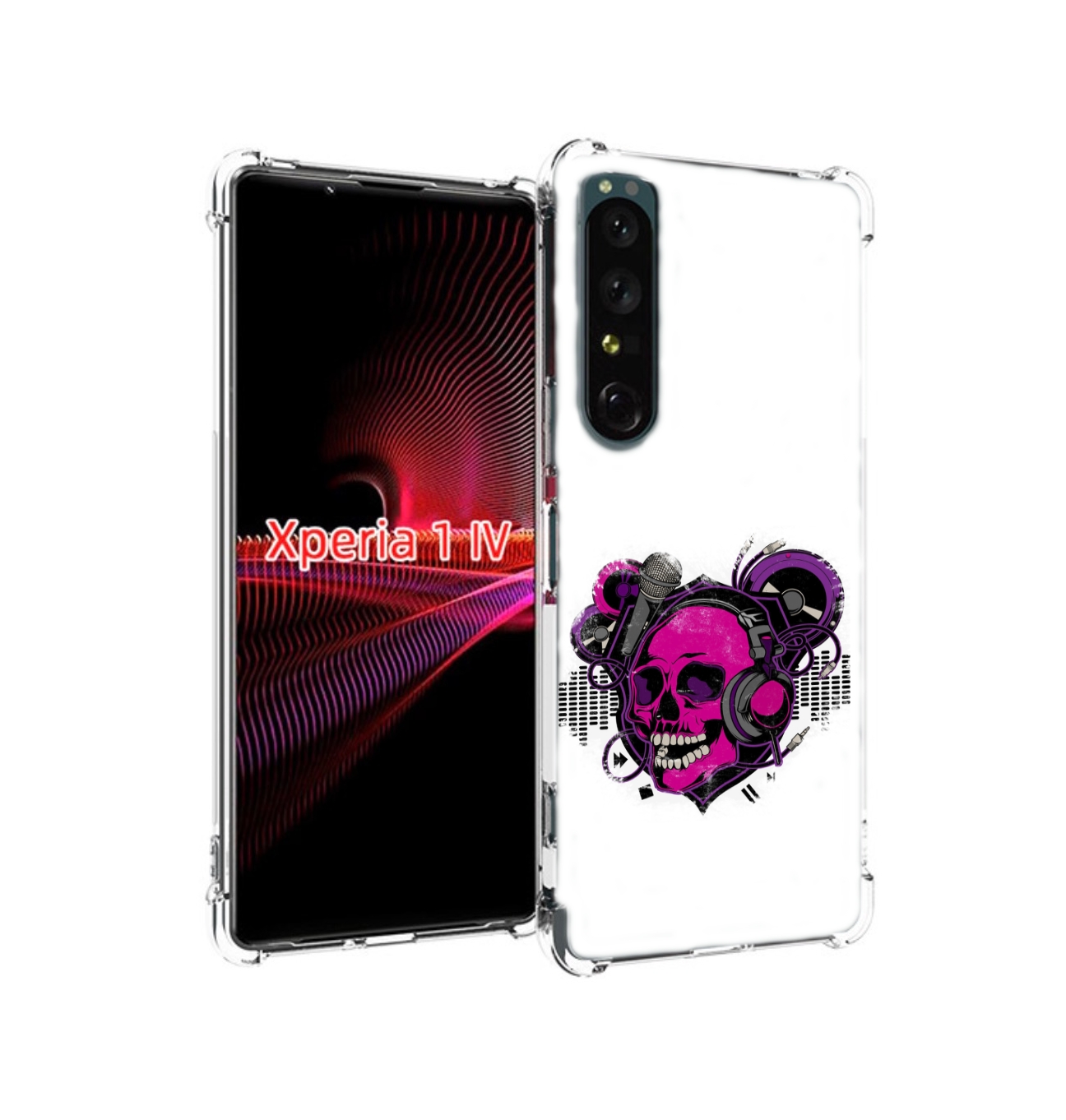 

Чехол накладка MyPads череп 1 для Sony Xperia 1 IV, Прозрачный, Tocco