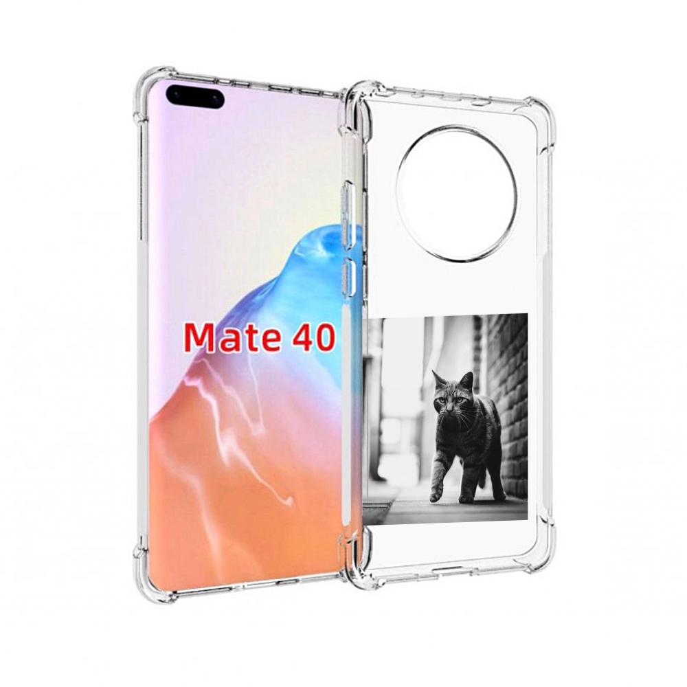 

Чехол MyPads Tocco для Huawei Mate 40 Важный-кот, Прозрачный, Tocco